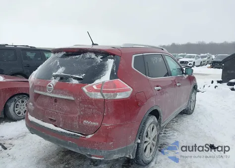 2016 Nissan Rogue Sv z USA, uszkodzony, nr VIN KNMAT2MV4GP689054